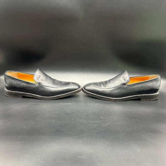Gucci Black Slip On Loafers Mens Leather Upper Made in Italy Size 7.5D - Picture 4 of 16